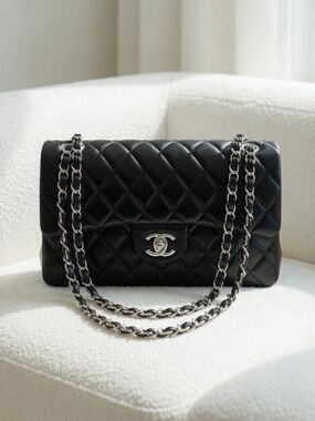 CC Black and Silver Purse